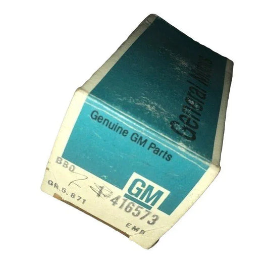 GM Wheel Column Emblems (2 in 1 box) General Motors Part no. 416573 - Vintage GM OEM Replacement Part - New Old Stock 2 emblems included in GM A+ Stuff Vehicle Emblems & Hood Ornaments