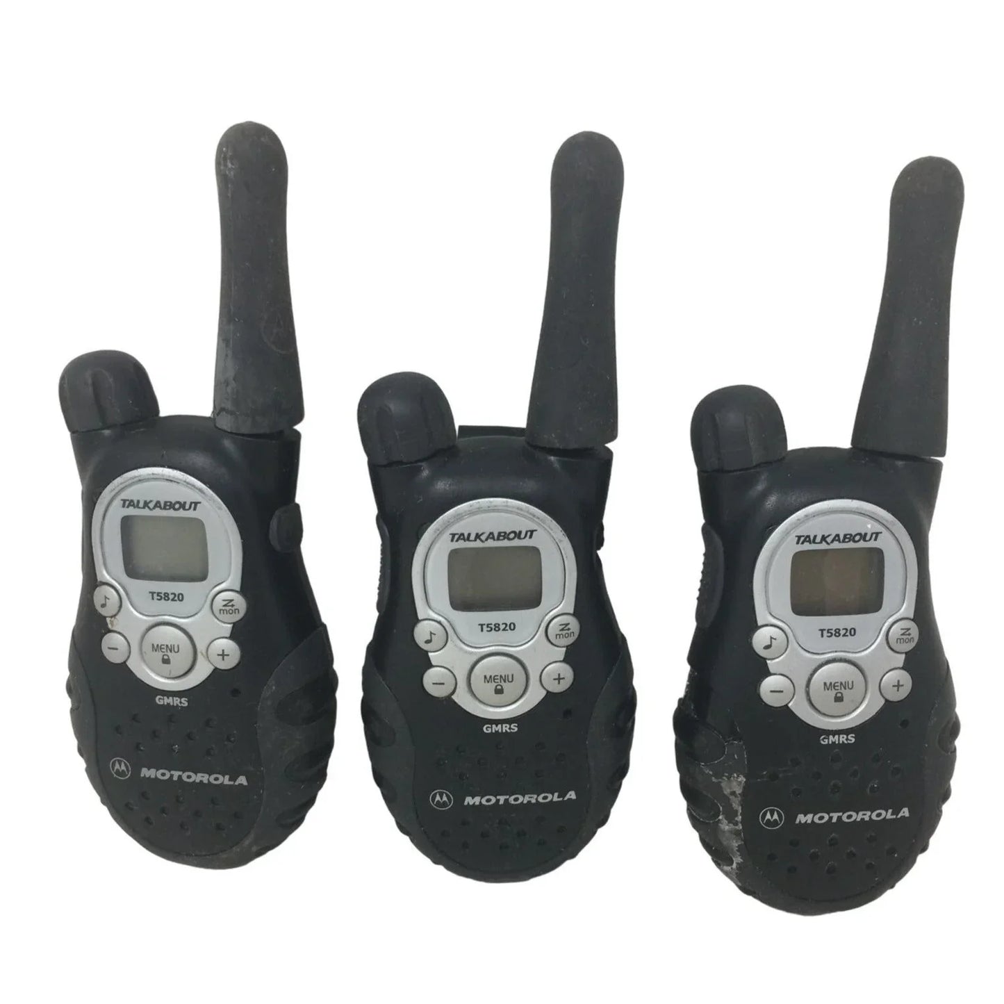 Set of 3 Talkabout Motorola Small Walkie Talkies (Untested) T5820 Motorola A+ Stuff