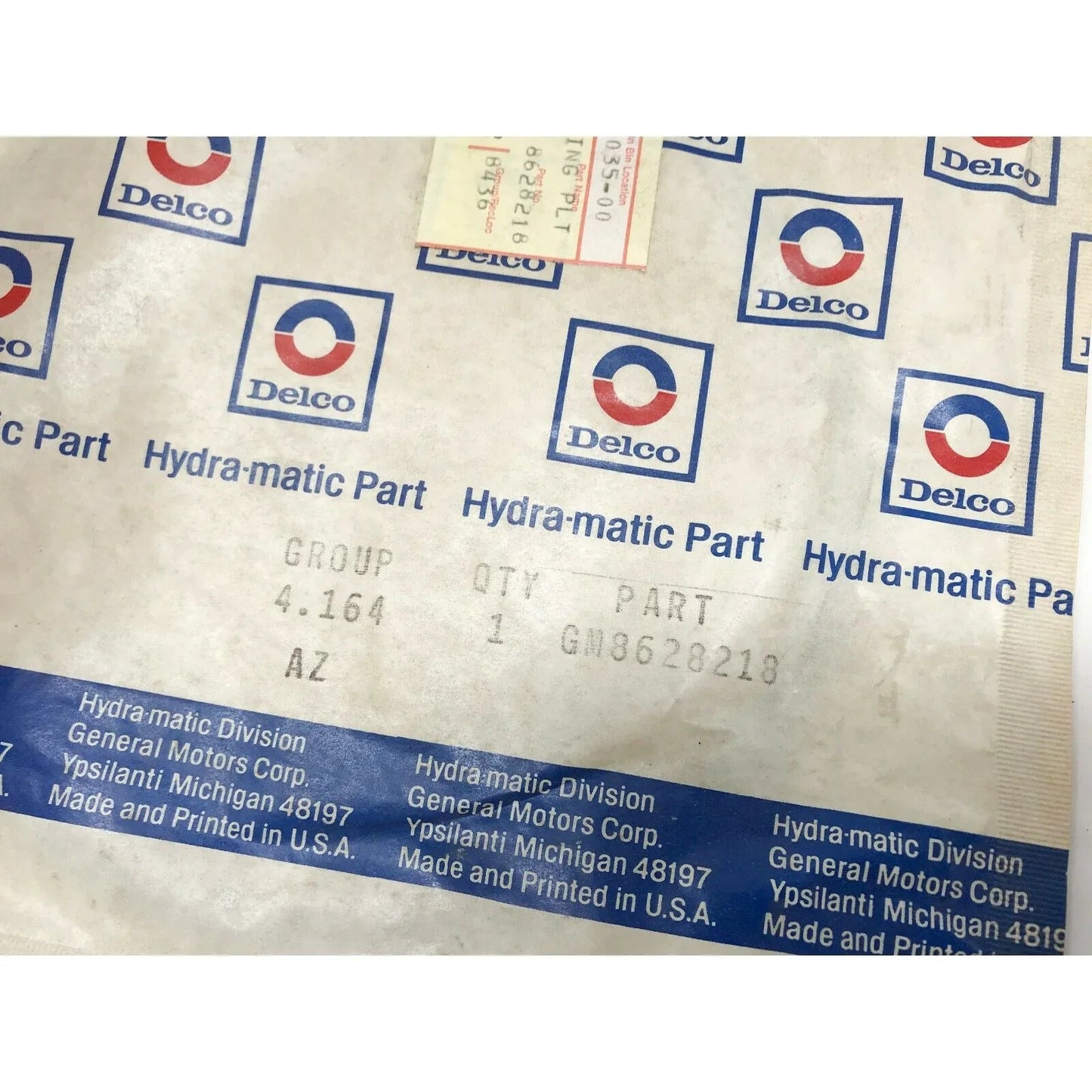 GENUINE GM 8628218 RINGPLT General Motors OEM PART NOS '78-'79 General Motors A+ Stuff Tools