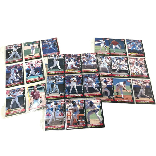 POST 1993 Collector Series Baseball Cards MLB - Ken Griffey, Roger Clemens POST