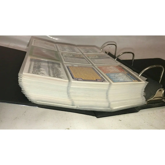 LARGE Binder BASEBALL Cards DEREK JETER DRAFT PICK 1993 Griffey Jr A+ Stuff