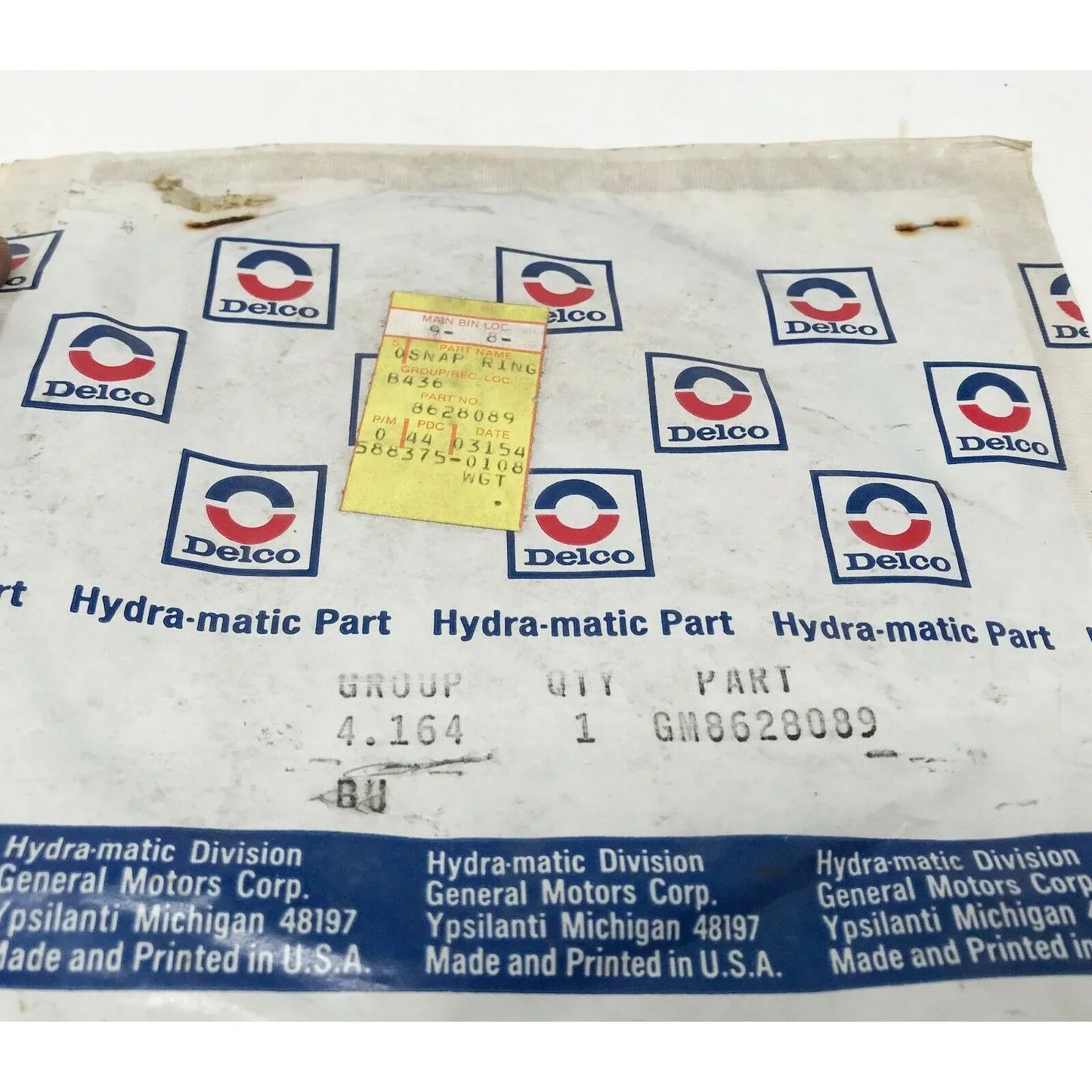 GENUINE GM 8628089 SNAP RING General Motors OEM PART NOS '82-'90 General Motors A+ Stuff Tools