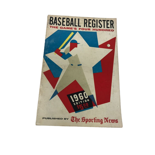 Baseball Register 1948 Issue The Game's "400" - and 1960 Edition - Vintage Sports Baseball Memorabilia