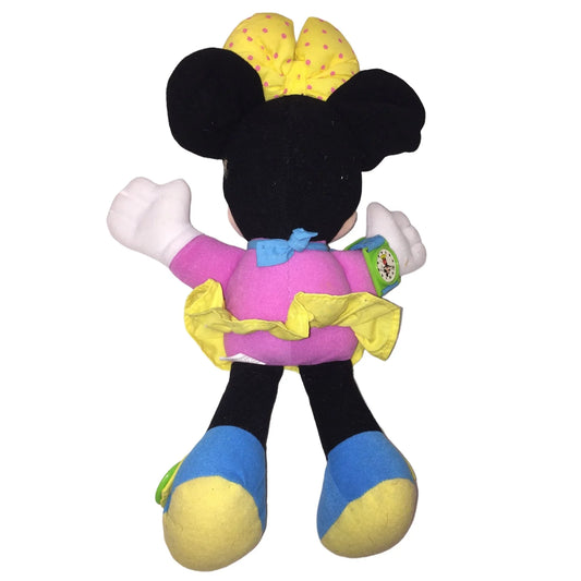 Minnie Mouse Toddler Basic Activities Toy - Button, Zip, Buckle, Time and More - Diney Learing Toy Disney A+ Stuff Stuffed Animals