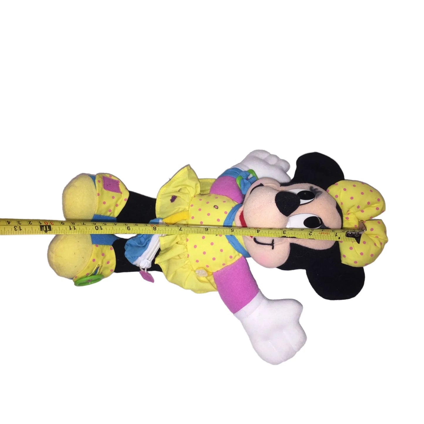 Minnie Mouse Toddler Basic Activities Toy - Button, Zip, Buckle, Time and More - Diney Learing Toy Disney A+ Stuff Stuffed Animals