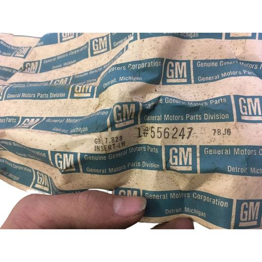 Genuine NOS GM vintage Auto Part no 556247 INSERT - LH - GR 7.828 - 78J6 - Discontinued General Motors OEM Part GM A+ Stuff