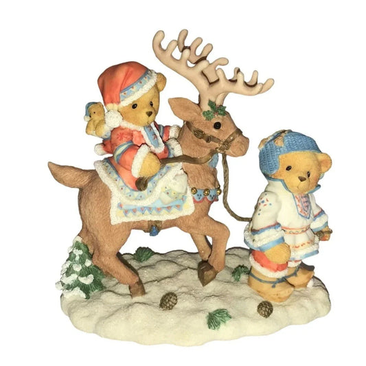 Sven & Liv Cherished Teddies 272159 - Enesco Holiday Figurine Enesco - Cherished TEddies A+ Stuff