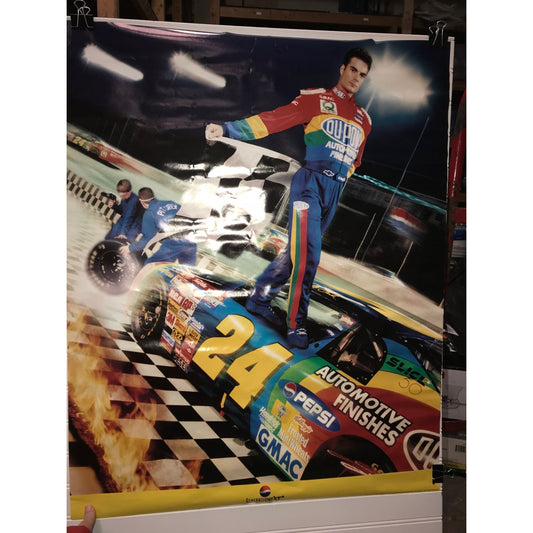Original vintage Jeff Gordon Nascar Poster - Racing memorabilia / Vintage Advertising