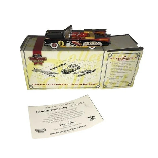 1959 Michelob Golf "Caddy" - 1959 Cadillac - New in box with COA - Matchbox Collectibles 1-43rd scale MICHELOB A+ Stuff Collectibles