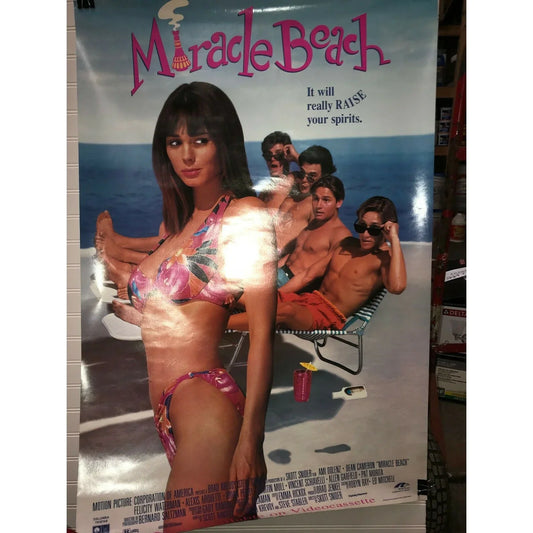 MIRACLE BEACH Movie Poster 1992 "It will 'RAISE' your Spirits" miracle beach A+ Stuff Posters, Prints, & Visual Artwork