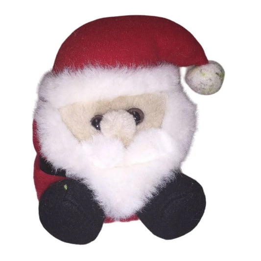 SWIBCO 5" Round Santa Plush - Holiday Toy Stocking Stuffer Swibco A+ Stuff