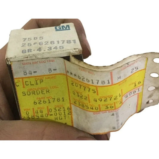 Genuine GM Part - No 6261781 - CLIP - GR 4.345 - approx 20 clips in package - vintage discontinued General Motors Parts - selling whole pa GM A+ Stuff CLIP