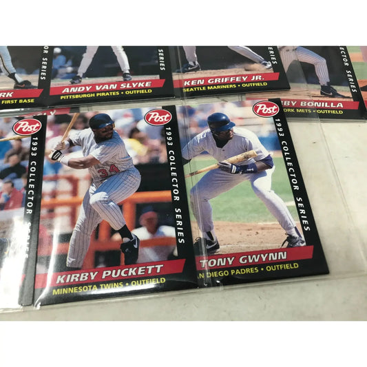 POST 1993 Collector Series Baseball Cards MLB - Ken Griffey, Roger Clemens POST