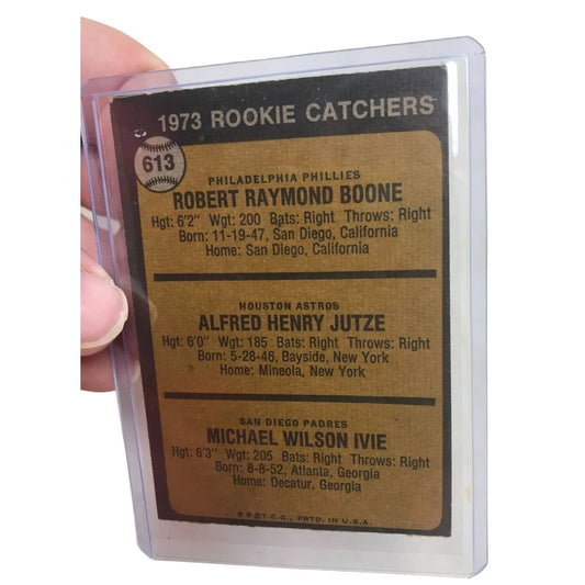 1973 ROOKIE Outfielders Card Gary Matthews, Tom Paciorek, Jorge Roque Card No. 606 Topps A+ Stuff