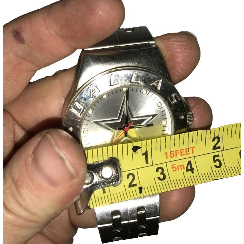 DALLAS COWBOYS Watch - Game Time Shop - Quartz Analog watch with clasp -working