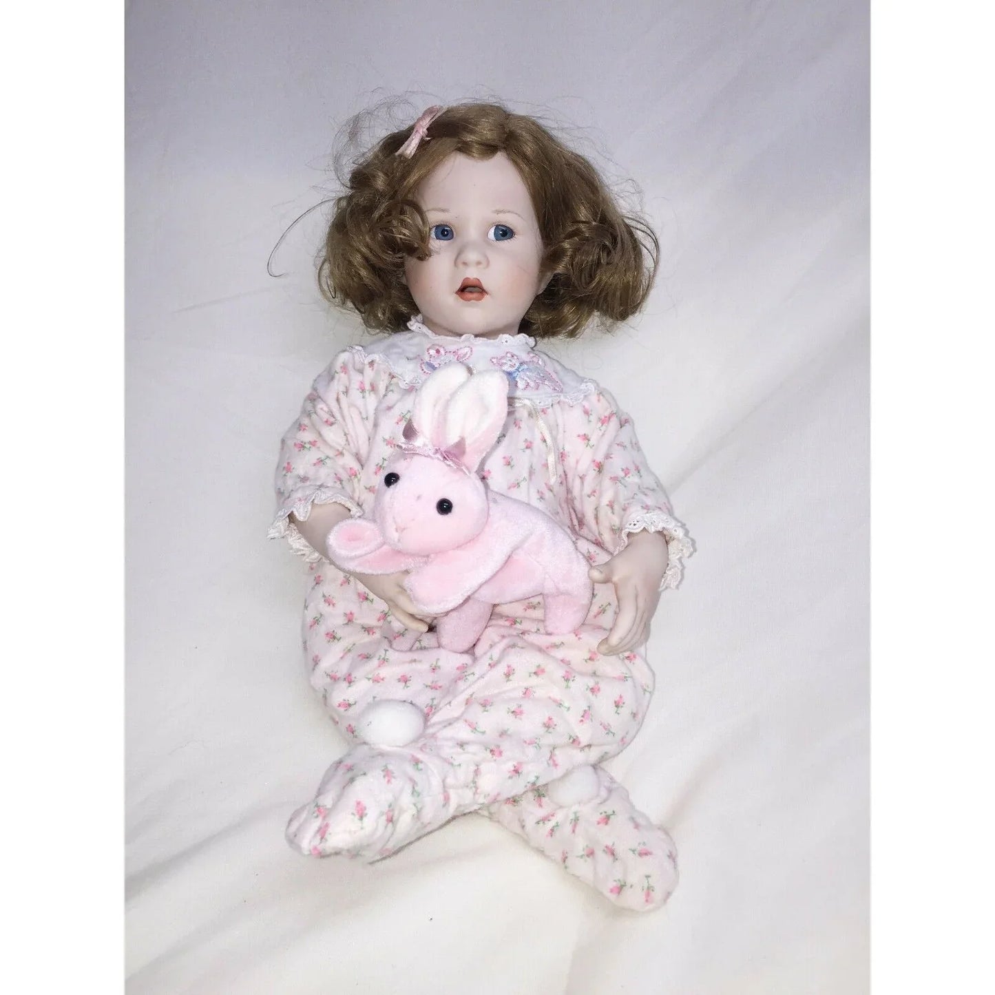 KATIE Porcelain doll by BRIGETTE DEVAL Cute Curls and Pajamas Georgetown Collection A+ Stuff Dolls