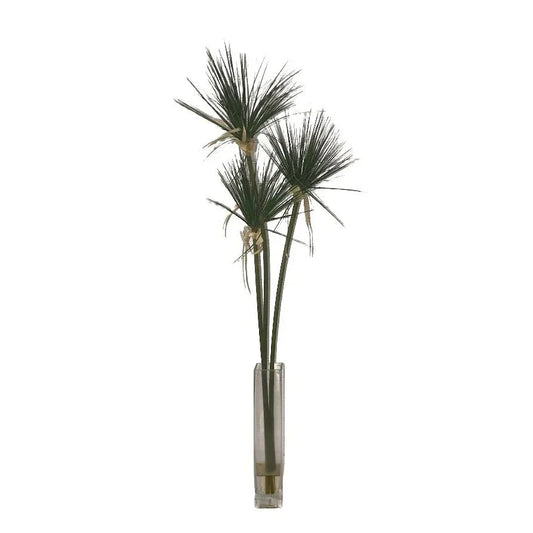 Faux shoots in tall square vase - with plant approx 30" tall - just vase approx 12" - Nice Home Decor Find A+ Stuff A+ Stuff Plants