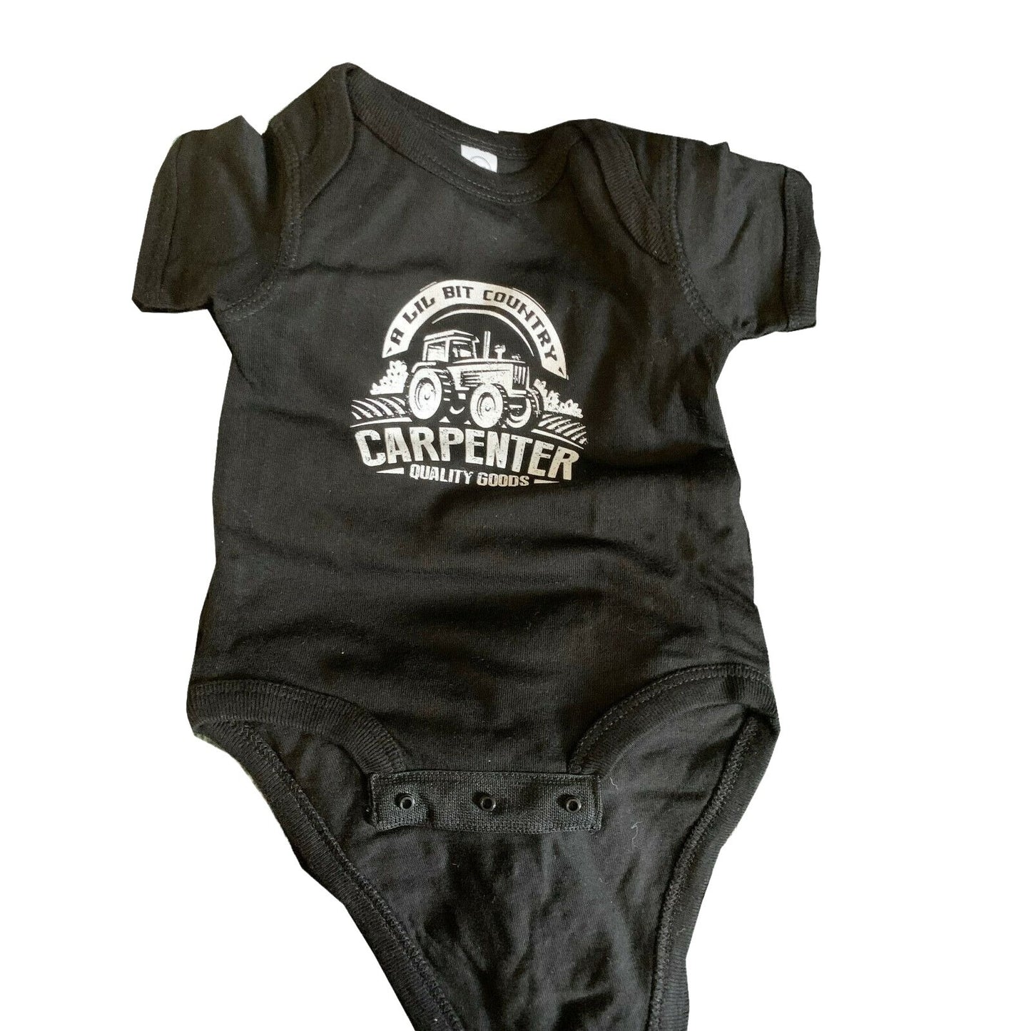 'LIL' BIT COUNTRY - Baby One Piece w snap closure Infant Creeper
