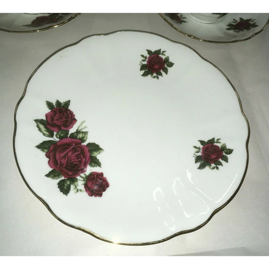 Rose Tea Cup/Saucer China Set - Germany Hartporzellan Rheinpfalz Germany Hartporzellan Rheinpfalz A+ Stuff Coffee & Tea Saucers