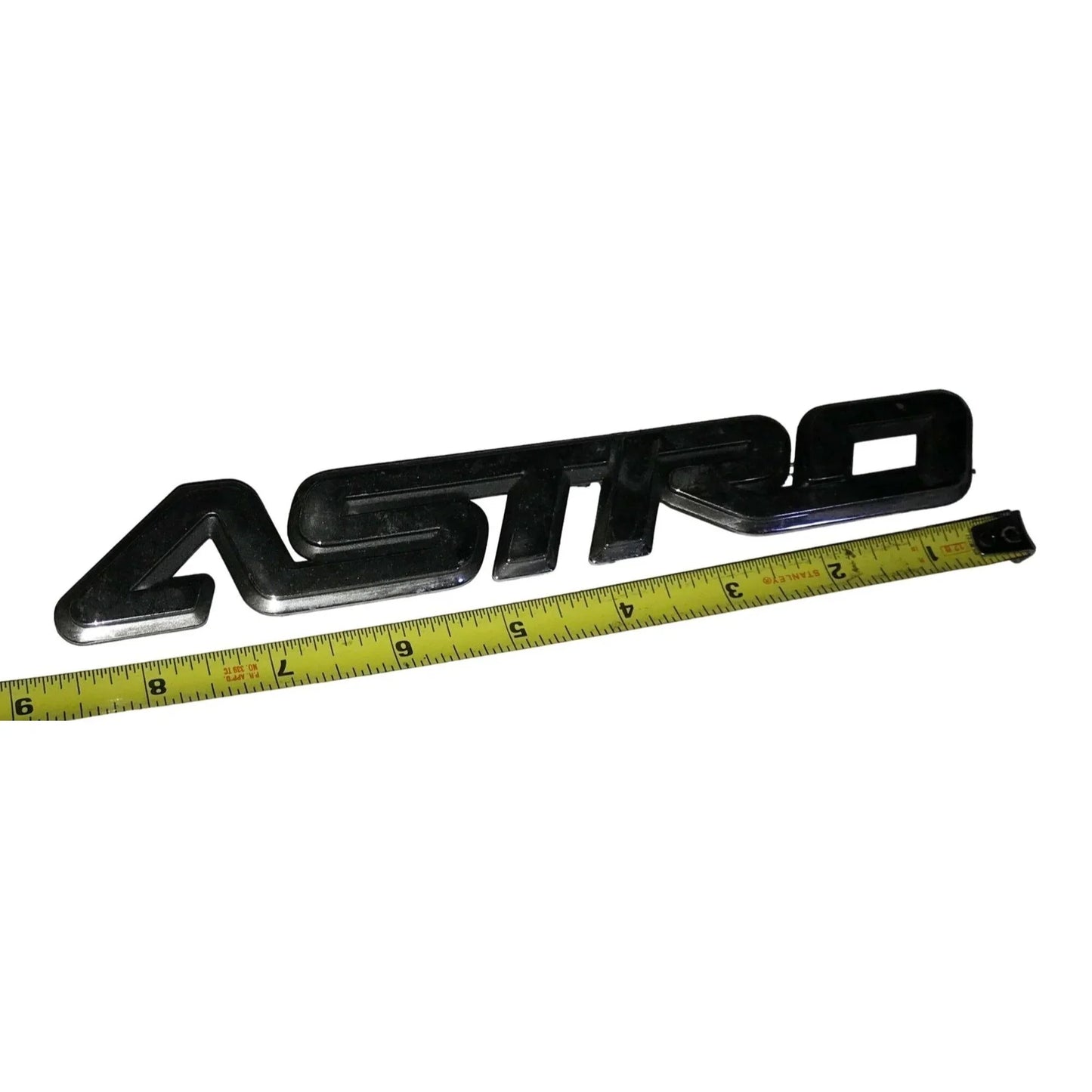ASTRO - Auto Patch or Emblem - 8.5" Long Silver Plastic Auto Part Ford Astro A+ Stuff