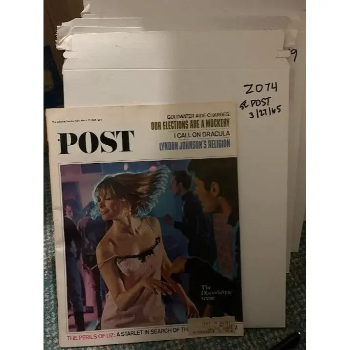 THE SATURDAY EVENING POST MAGAZINE (VINTAGE) - MARCH 27, 1965- 25C Saturday Evening Post