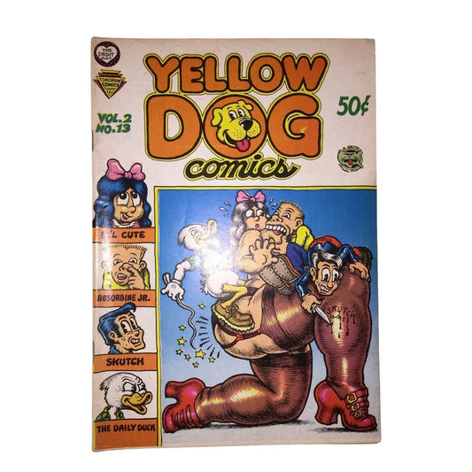 Yellow Dog Comics UndergrounD Comix Vol. 2 No. 13 Li'l Cute, Absorbine Jr. Skutch, THe Daily Duck The Print Mint A+ Stuff