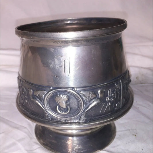Quadruple plate WILCOX Silver Plate Pillar CANDLE HOlder #149 A+ Stuff