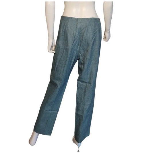 CARLISLE Women's Wool /Cashmere Pants HERRINGBONE Pattern Size 8 Carlisle