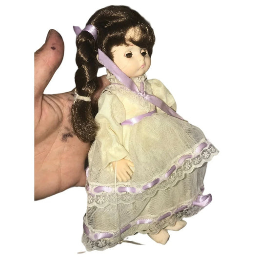 1986 Effanbee Collectible Doll - Special Moments Doll 'AUGUST' 0 approx 8" tall - with tag Effanbee A+ Stuff