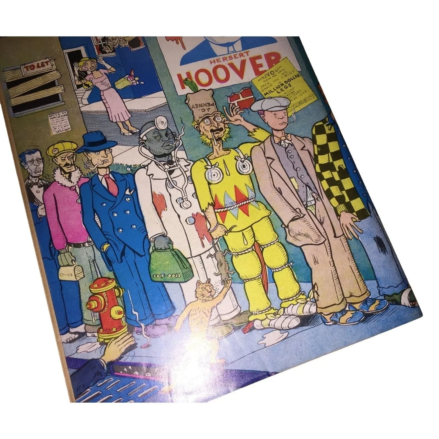 LEAN YEARS Underground Comix Vintage Comic Book 1974 Kim Deitch, Leslie, John Pound, Mike Royer, Barry Siegel, Bruce Simon, Trina, Chris War Cartoonists Co-Op Press A+ Stuff