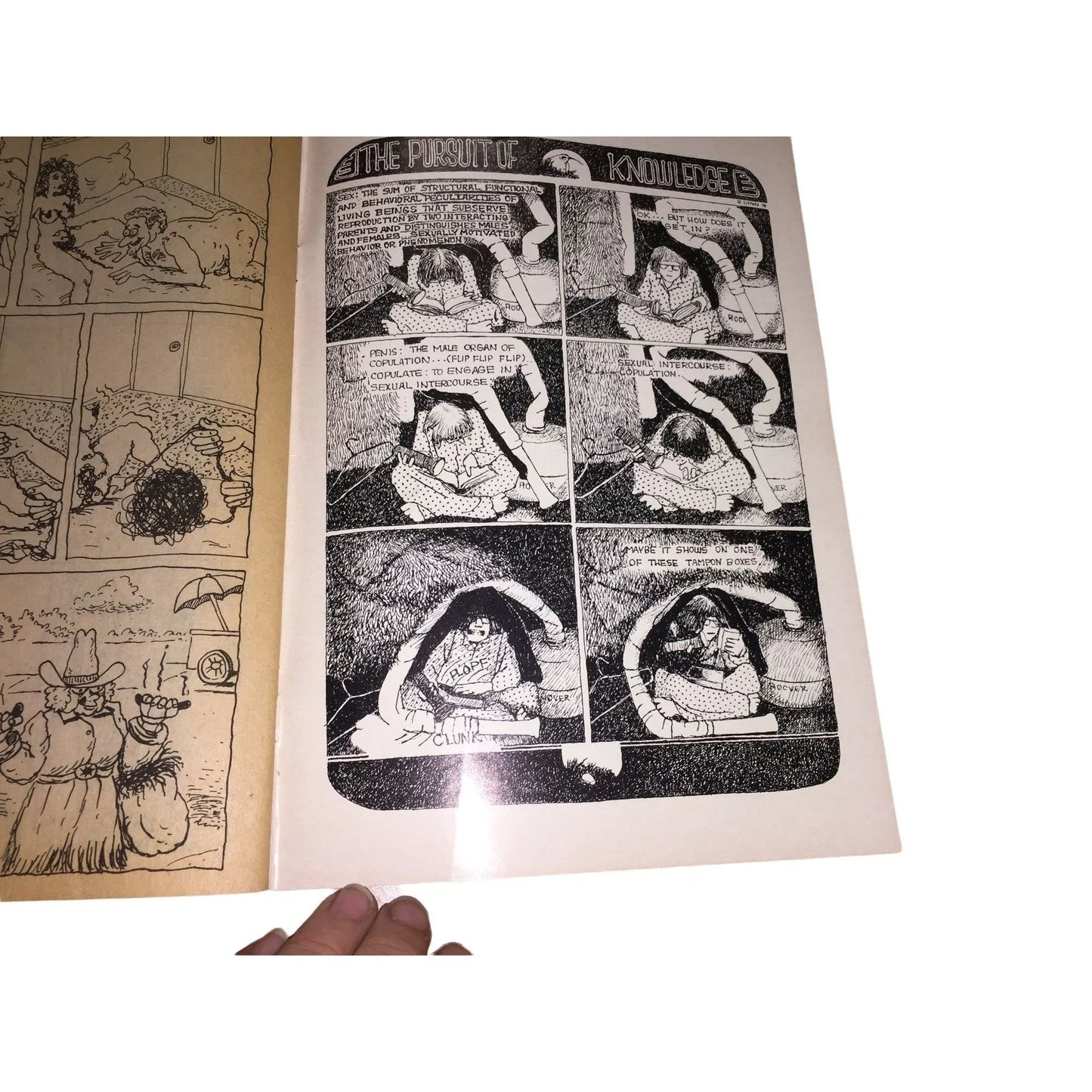 Tits and Clits Comix no. 5 Underground Comic. Joyce Farmer - Lyn Chevli - Nanny Goat Productions A+ Stuff A+ Stuff Books