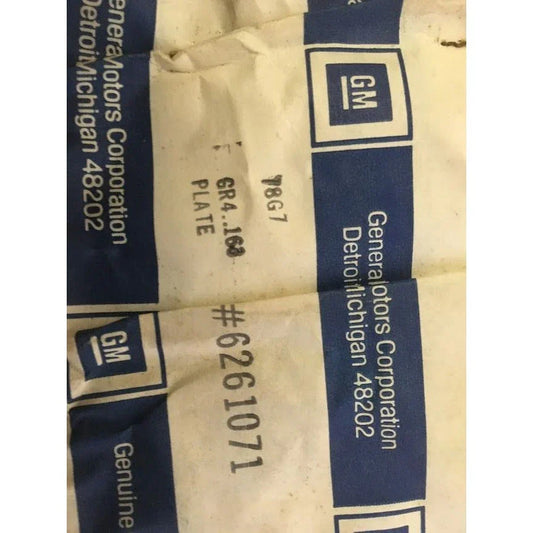 Genuine GM NOS 6261071 gr 4.163 -Plate - Clutch Plate- GM vintage Auto Part GM part no Discontinued General Motors OEM Part - New Old Stock, GM A+ Stuff Tools
