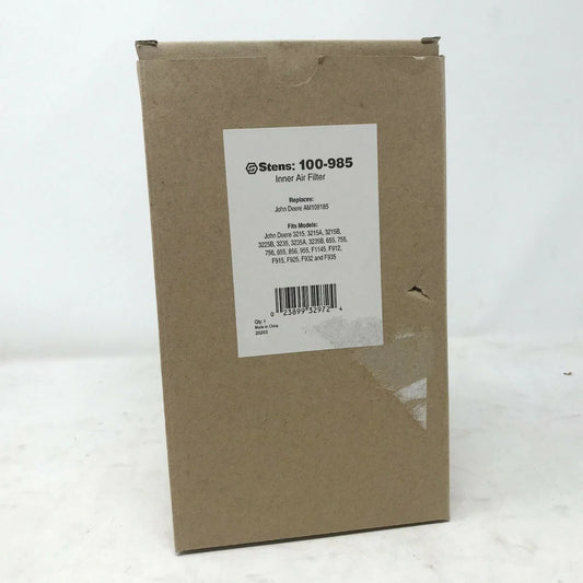 Stens 100-985 Inner Air Filter John Deere AM108185 P535366 For 3215 3215A A+ Stuff A+ Stuff Tools