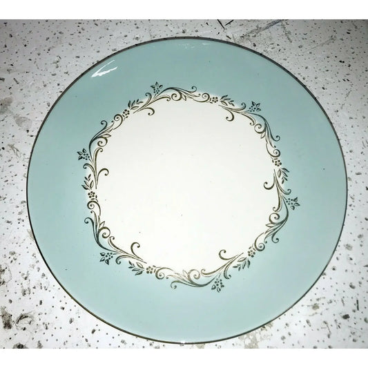 Vintage LIFETIME CHINA Co 10" DINNER PLATE Gold Crown Pattern Lifetime China Co.