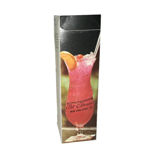 Pat O Briens 718 st peter new orleans souvenir hurricane glass in box - Vintage New Orleans Souvenir - Some residue from a great time in New New Orleans A+ Stuff Glass