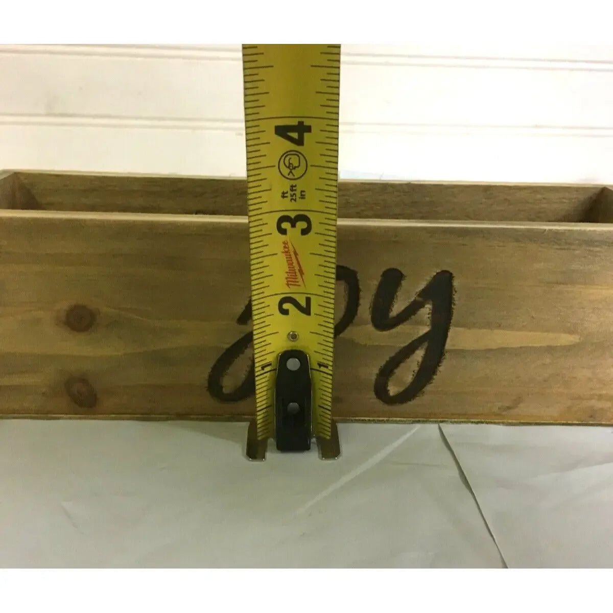"Joy" Small Decorative Art distressed finish crate, wooden crate, wood crate A+ Stuff