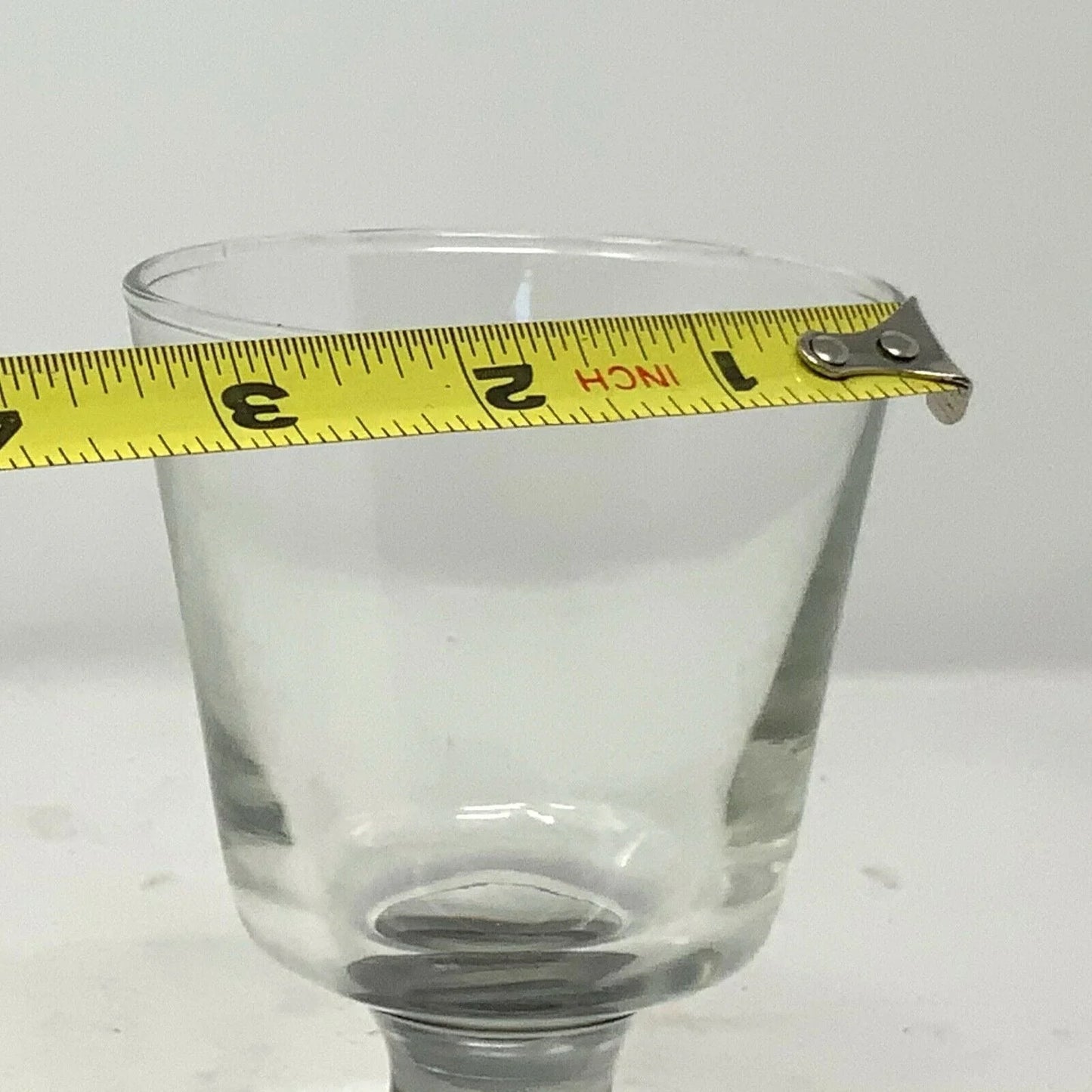 GOBLET, STEM GLASS,Dessert Cup with LUSTER METALLIC SILVER FOOT - Unbranded A+ Stuff Glass