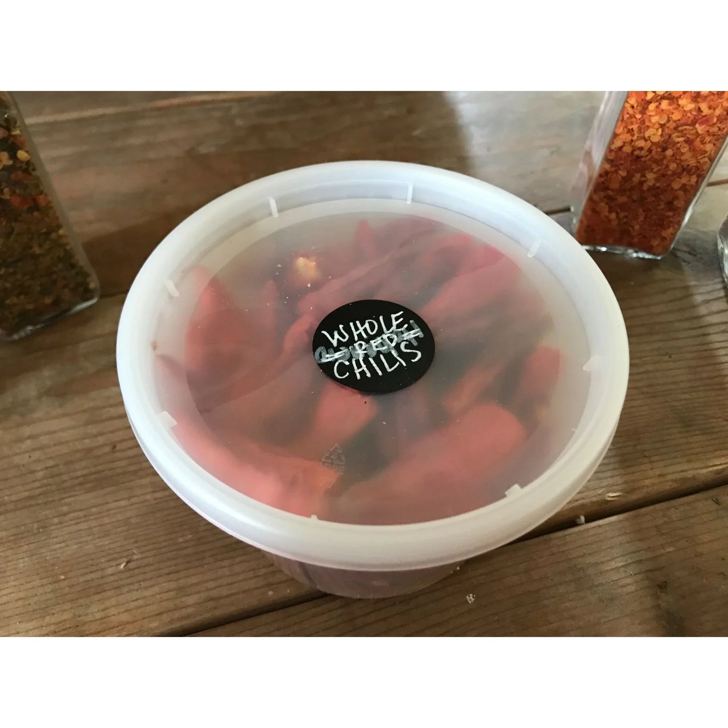 Whole Dehydrated Red Chili Peppers - No other Ingredients - Give it some Kick! Carpenter Quality Goods A+ Stuff Peppers
