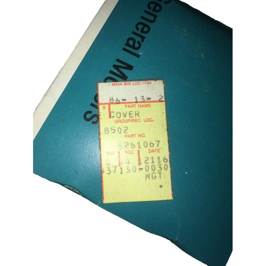 Genuine General Motors Part COVER (Gov) No. 6261067 GR 4.256 - GM OEM Replacement Auto Part - New Old Stock (NOS)