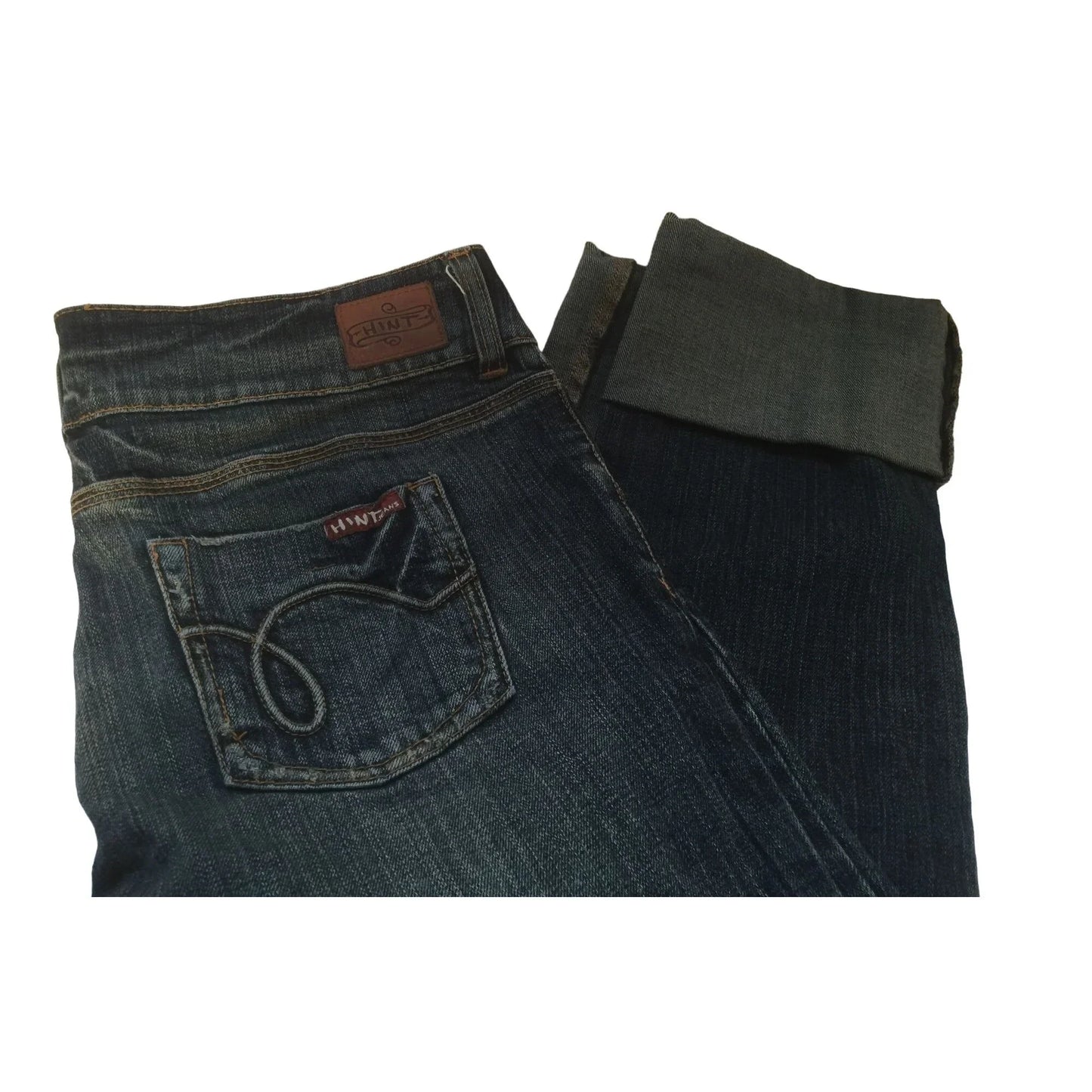 Vintage HINT Jeans Womens Size 9 - Cute wide cuffs Hint Jeans A+ Stuff