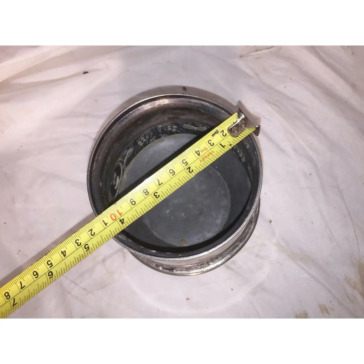 Quadruple plate WILCOX Silver Plate Pillar CANDLE HOlder #149 A+ Stuff