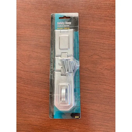 NIB Hinges- safety hasp, Zinc plated with screws (7.5") (190.5mm) #96435 A+ Stuff