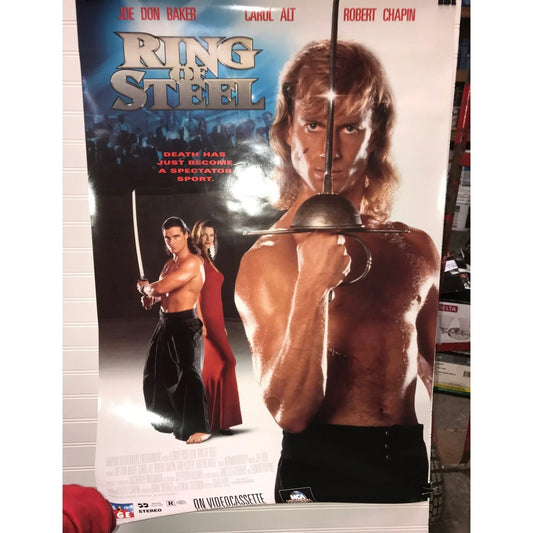 RING of STEEL Original Vintage Movie Poster - Death has just become a spectator sport. Joe Don Baker Carol Alt Robert Chapin A+ Stuff A+ Stuff