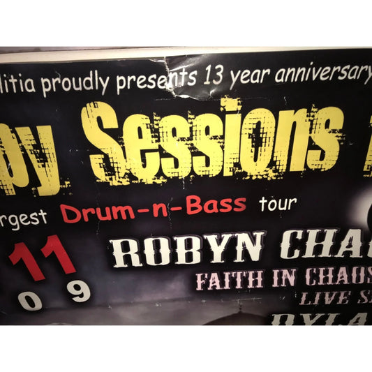 Therapy Sessions Israel July 11, 2009 - Concert Poster Junglist Militia - Great Rare Find! Junglist Militia A+ Stuff
