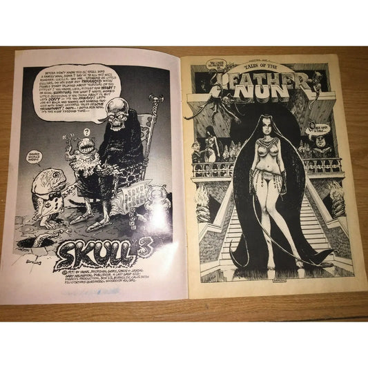 SKULL Comics No. 3 1971 Last Gasp UNDERGROUND COMIC Eco-Funnies A+ Stuff