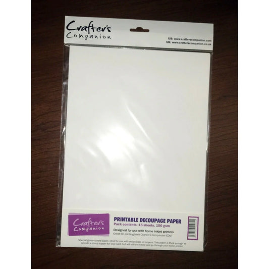 Crafter's Companion Printable Decoupage Paper - Crafting and Decor Decoupage Crafter's Companion A+ Stuff Arts & Crafts