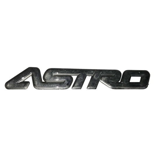 ASTRO - Auto Patch or Emblem - 8.5" Long Silver Plastic Auto Part Ford Astro A+ Stuff