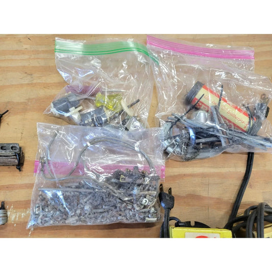 Large Lot of Vintage ERECTOR SET Parts Metal Construction Toy Parts ERECTOR SET A+ Stuff Building Toys
