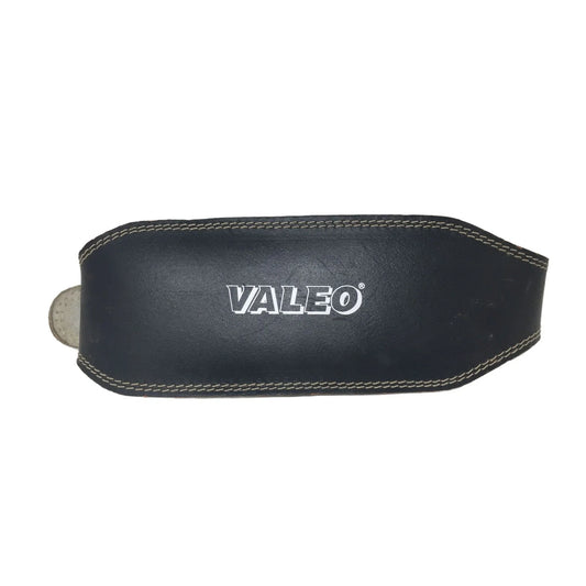 Valeo 6" Leather Weightlifting Belt - Back Support for Body Builders and Weight Lifters Valeo A+ Stuff Weight Lifting Belts
