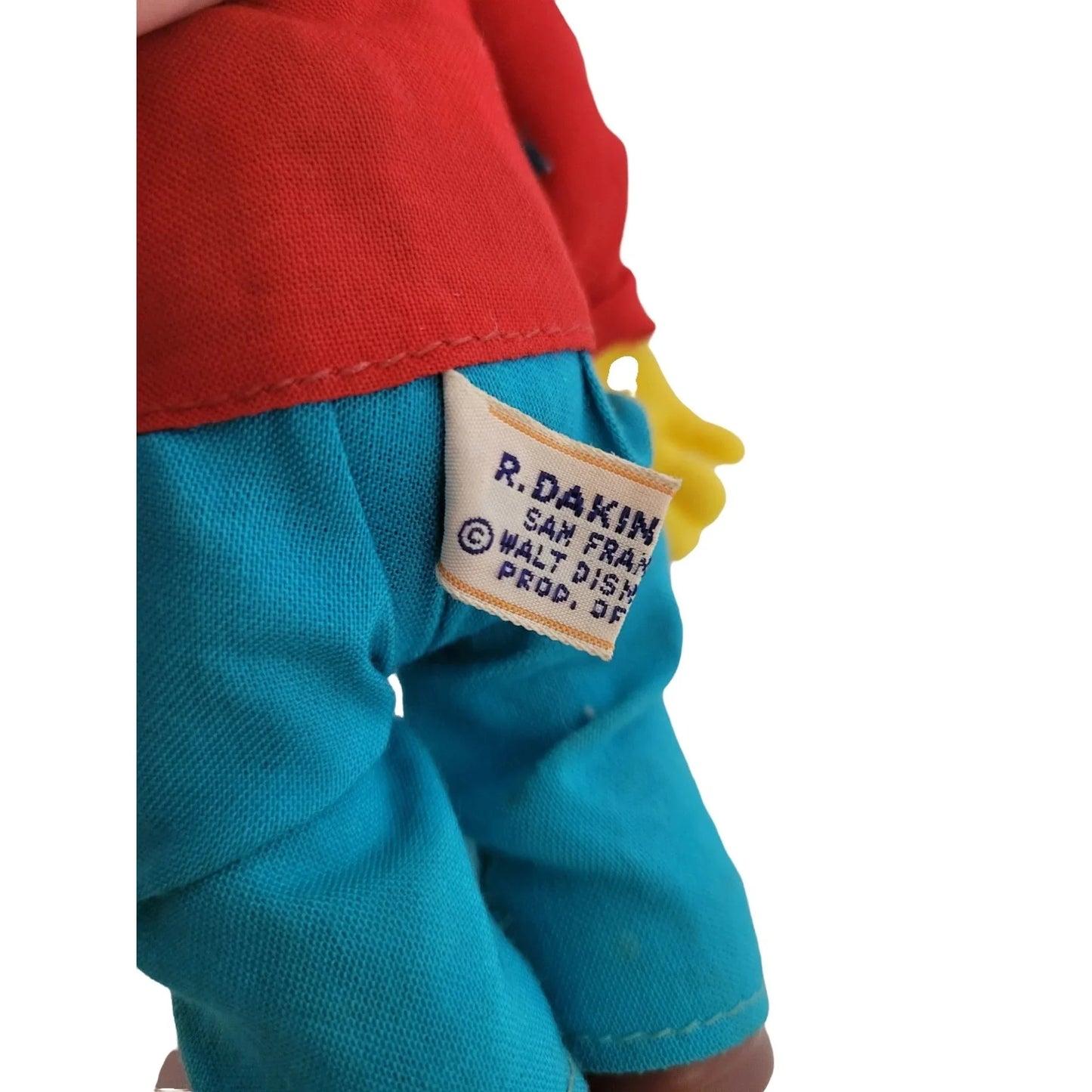 Walt Disney Productions GOOFY Doll with Tag R Dakin 1960s (Hong Kong) Disney Figure Walt Disney, R Dakin A+ Stuff Stuffed Animals